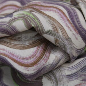 Premium Hemp Linen Digital Printed Fabric by DHYANU 105