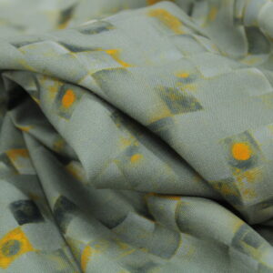 Premium Hemp Linen Digital Printed Fabric by DHYANU 119