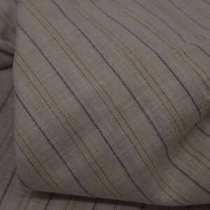 Linen Touch Premium Cotton Check & Lining Shirting Fabric by DHYANU 138
