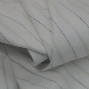 DHYANU 80 Lea Linen Finish Premium Fabric | Check & Lining Designs | 1.60 Mtrs Cut | 58" Width 101