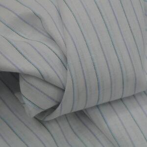 DHYANU 80 Lea Linen Finish Premium Fabric | Check & Lining Designs | 1.60 Mtrs Cut | 58" Width 104