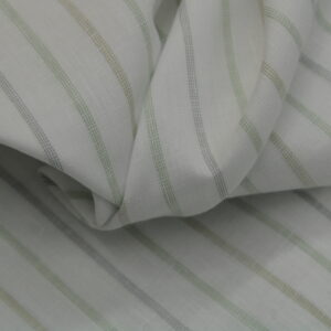 DHYANU 80 Lea Linen Finish Premium Fabric | Check & Lining Designs | 1.60 Mtrs Cut | 58" Width 109
