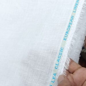 DHYANU 150 Lea Linen Finish Premium Fabric | 1.60 Mtrs Cut | 58" Width