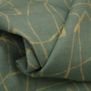 100% Pure Linen 60*60 Lea Digital Print Fabric 01