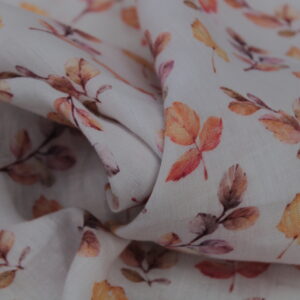 100% Pure Linen 60*60 Lea Digital Print Fabric 15