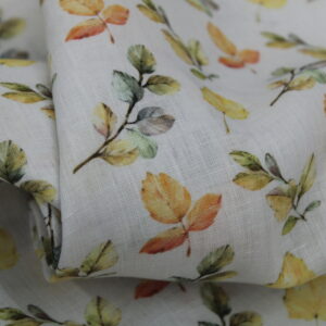 100% Pure Linen 60*60 Lea Digital Print Fabric 17