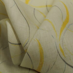 100% Pure Linen 60*60 Lea Digital Print Fabric 08