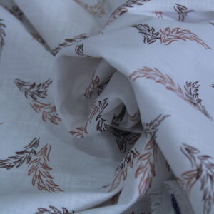 Linen Touch Premium Cotton Printed Shirting Fabric by DHYANU 1058-173