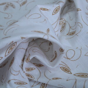 Linen Touch Premium Cotton Printed Shirting Fabric by DHYANU 1058-175
