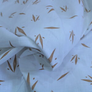 Linen Touch Premium Cotton Printed Shirting Fabric by DHYANU 1058-183
