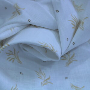 Linen Touch Premium Cotton Printed Shirting Fabric by DHYANU 1058-185