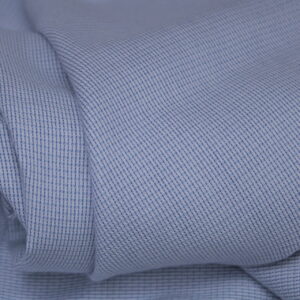 DHYANU 100% Cotton Check Lining & Self Design Premium Fabric | 1.60 Mtrs Cut | 58 Width 1007-117