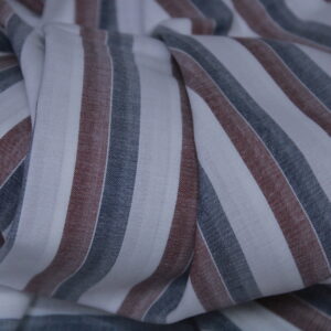 DHYANU 100% Cotton Check Lining & Self Design Premium Fabric | 1.60 Mtrs Cut | 58 Width 1007-119