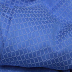 DHYANU 100% Cotton Check Lining & Self Design Premium Fabric | 1.60 Mtrs Cut | 58 Width 1007-130